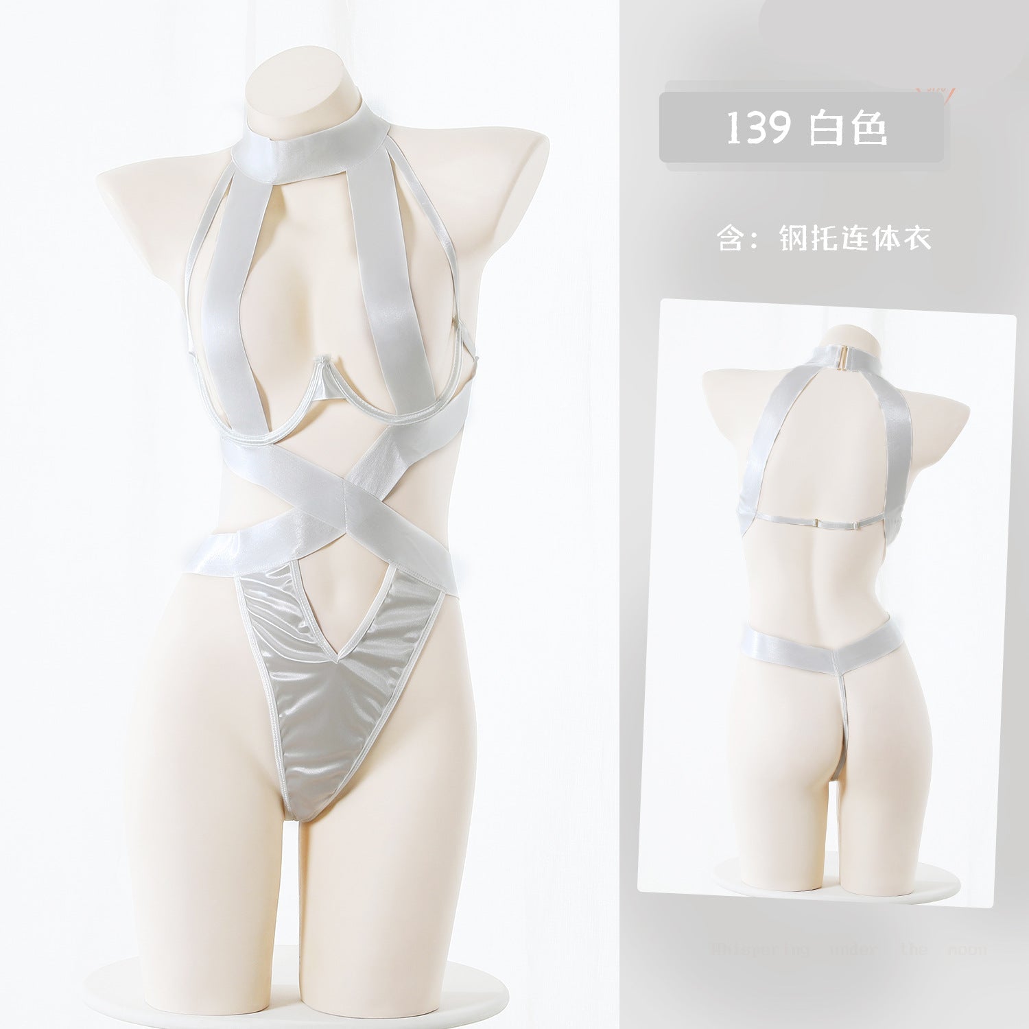 Image of European and American foreign trade strap-on bras, sexual interest, underwear, strap-ons, body wires, straps, cross-border sources